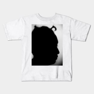 Silhouette of a boy Kids T-Shirt